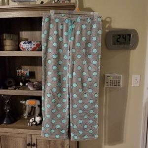 2 piece PJ Couture Fuzzy Polka Dot Set/Large